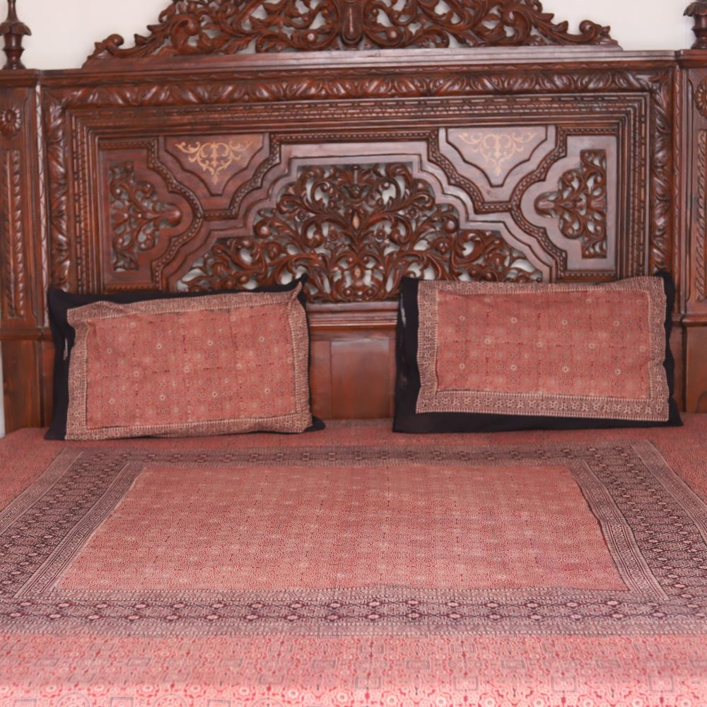 Natural Dye Double Bedsheet