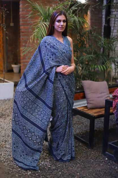 Kakkar Blue Sarees
